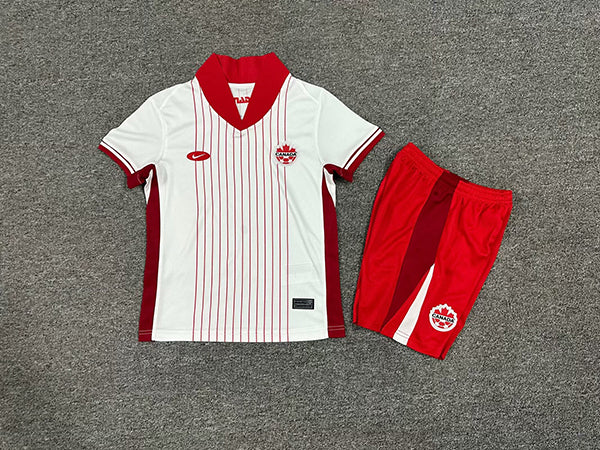 2024 Canada away white kid kit