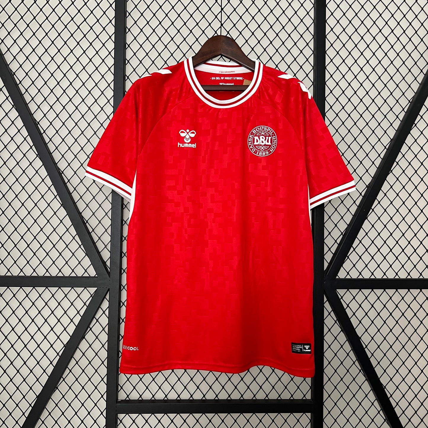 2024 Denmark home red soccer jersey