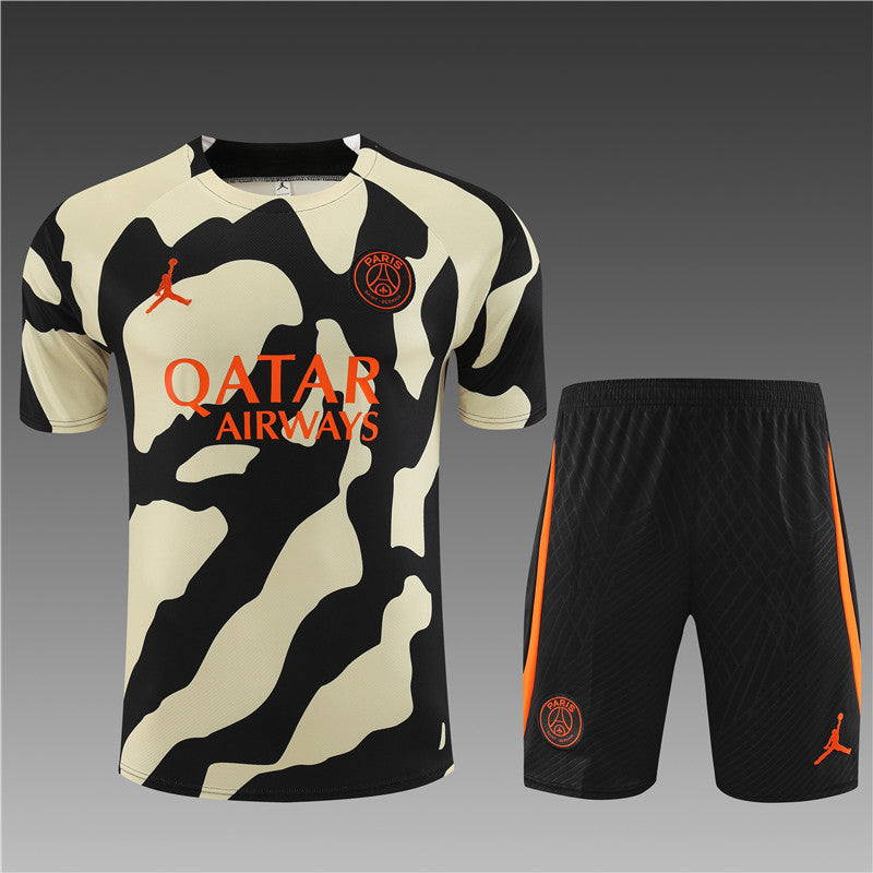 2324 Short Sleeve Jordan Paris Black and Yellow