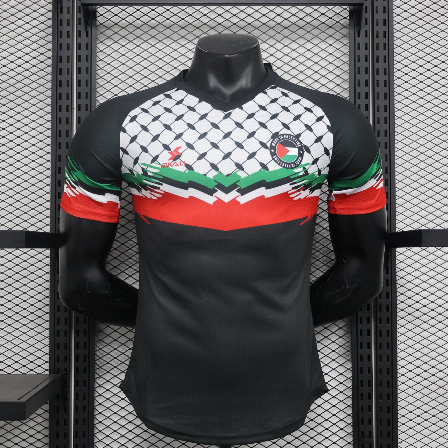 24-25 Palestinian black player version jersey