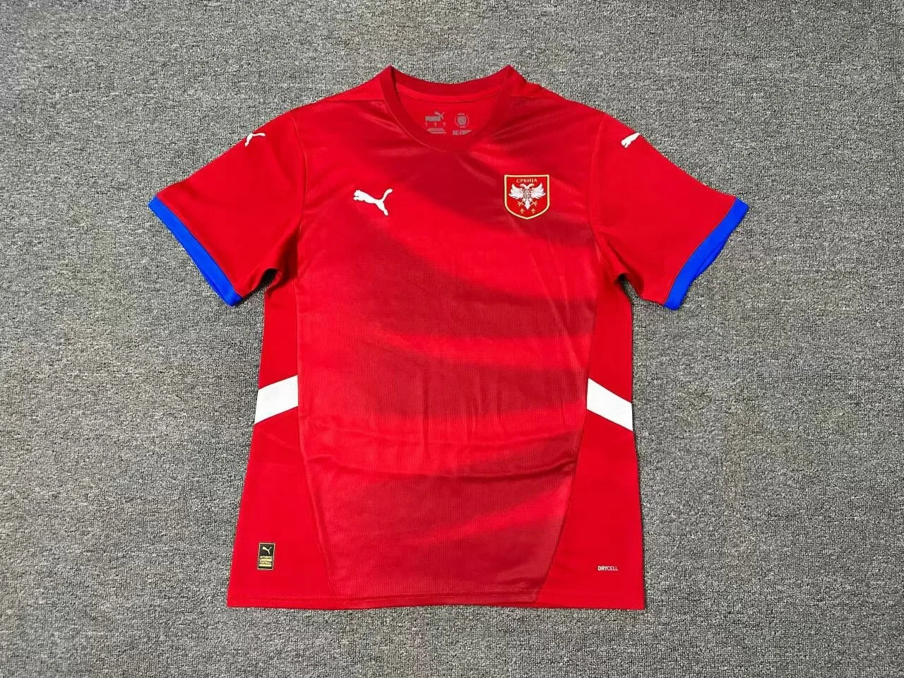2024 serbia home red soccer jersey