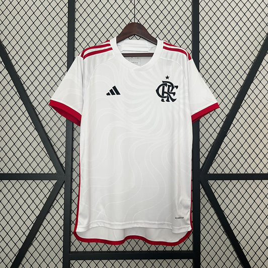 24-25 Flamengo away white soccer jersey