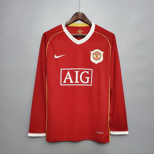 Retro 06/07 M-U Long sleeve home