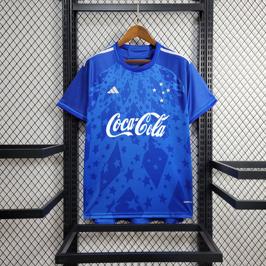 24-25 Cruzeiro home blue jersey