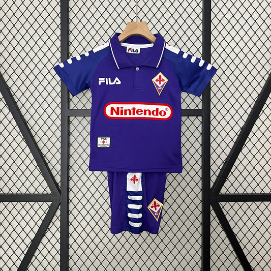 98-99 Fiorentina home retro kid kit