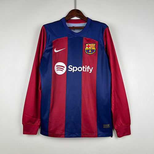 23/24 Long Sleeve Barcelona Home