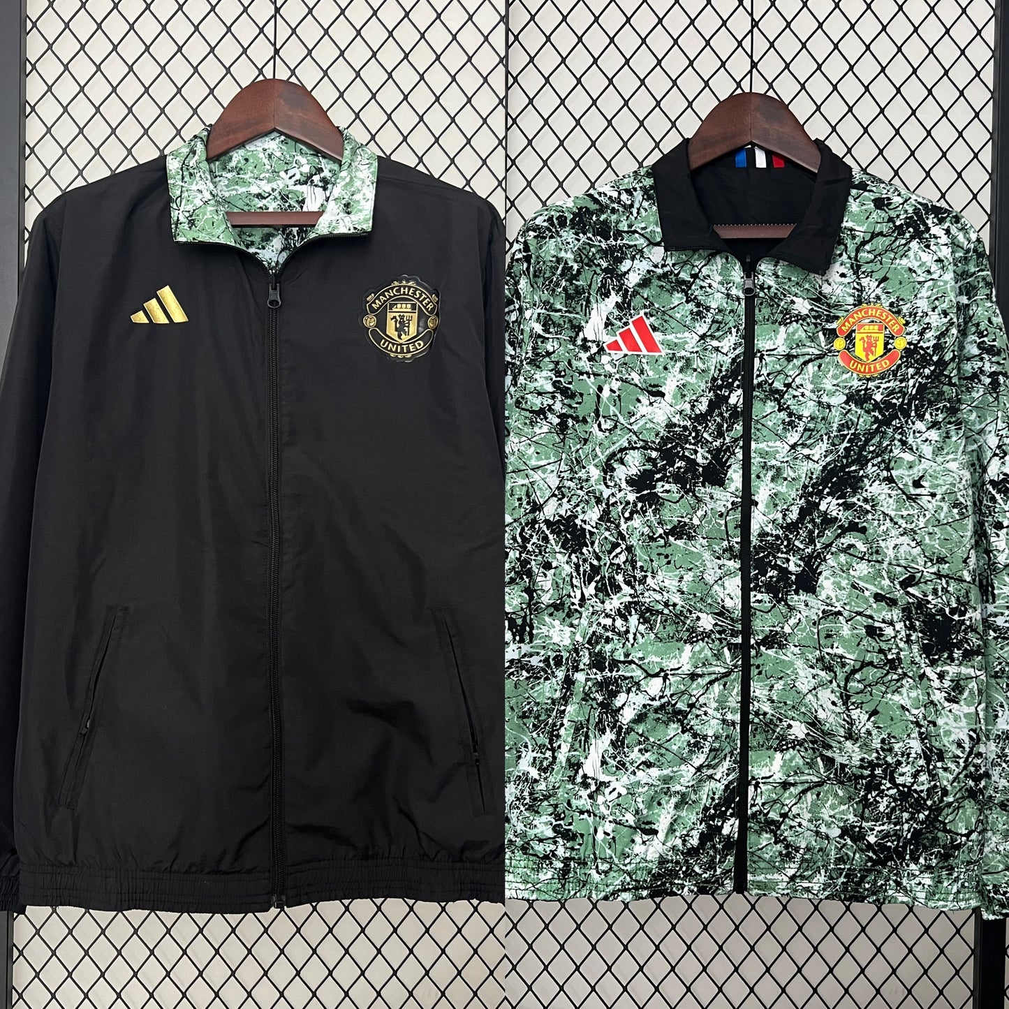 Man United X StoneRoses Reversible Coat