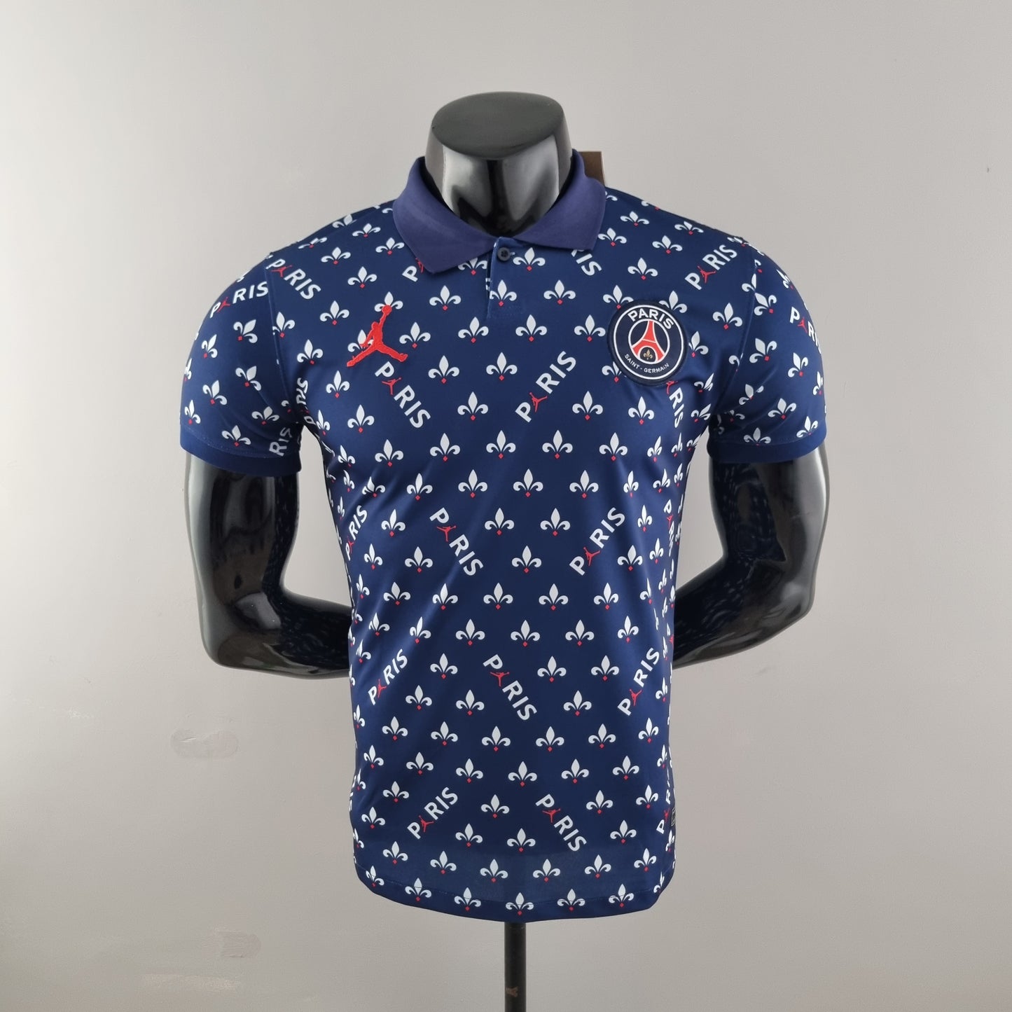 PSG Polo Jordan co branded blue