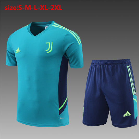 2223 short sleeve Juventus green