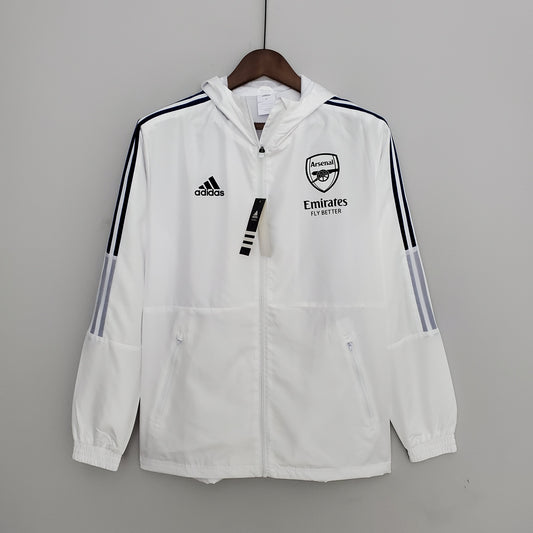 2022 Arsenal Windbreaker White