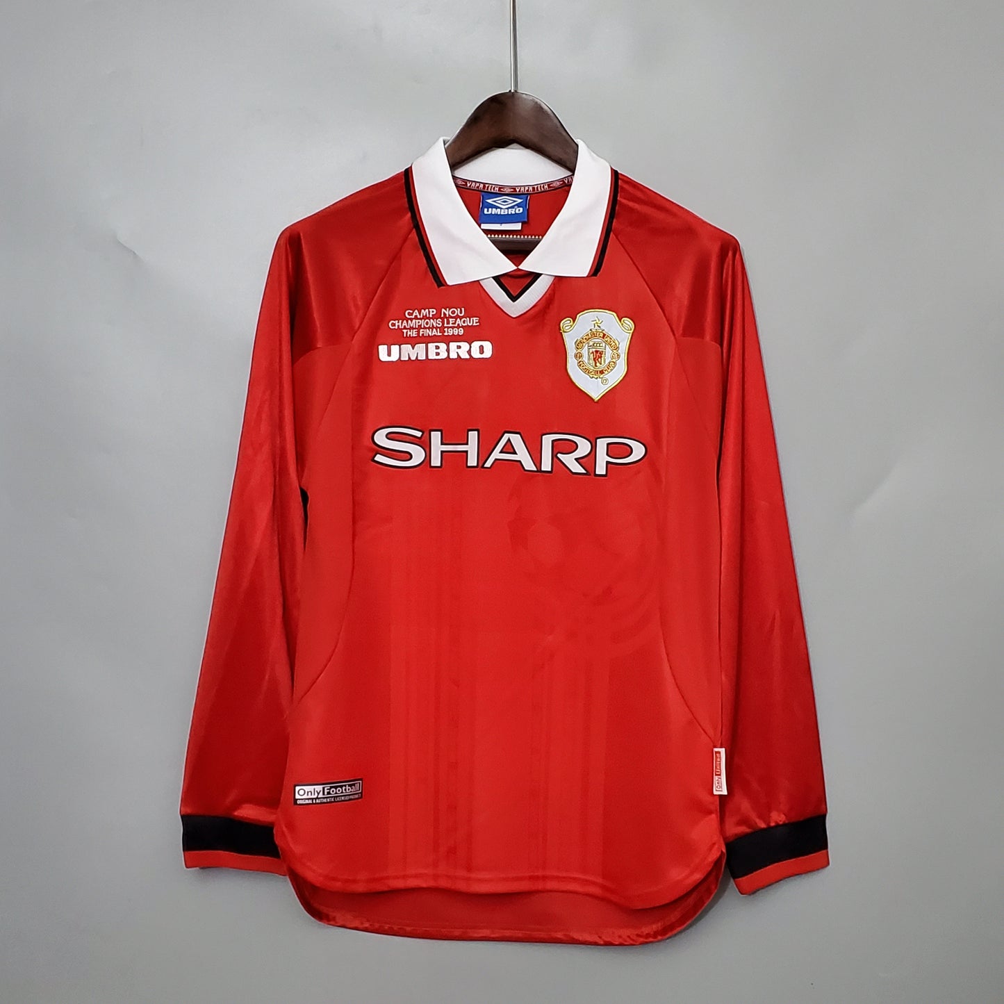 Retro long-sleeved 99/00 M-U Champions League version home