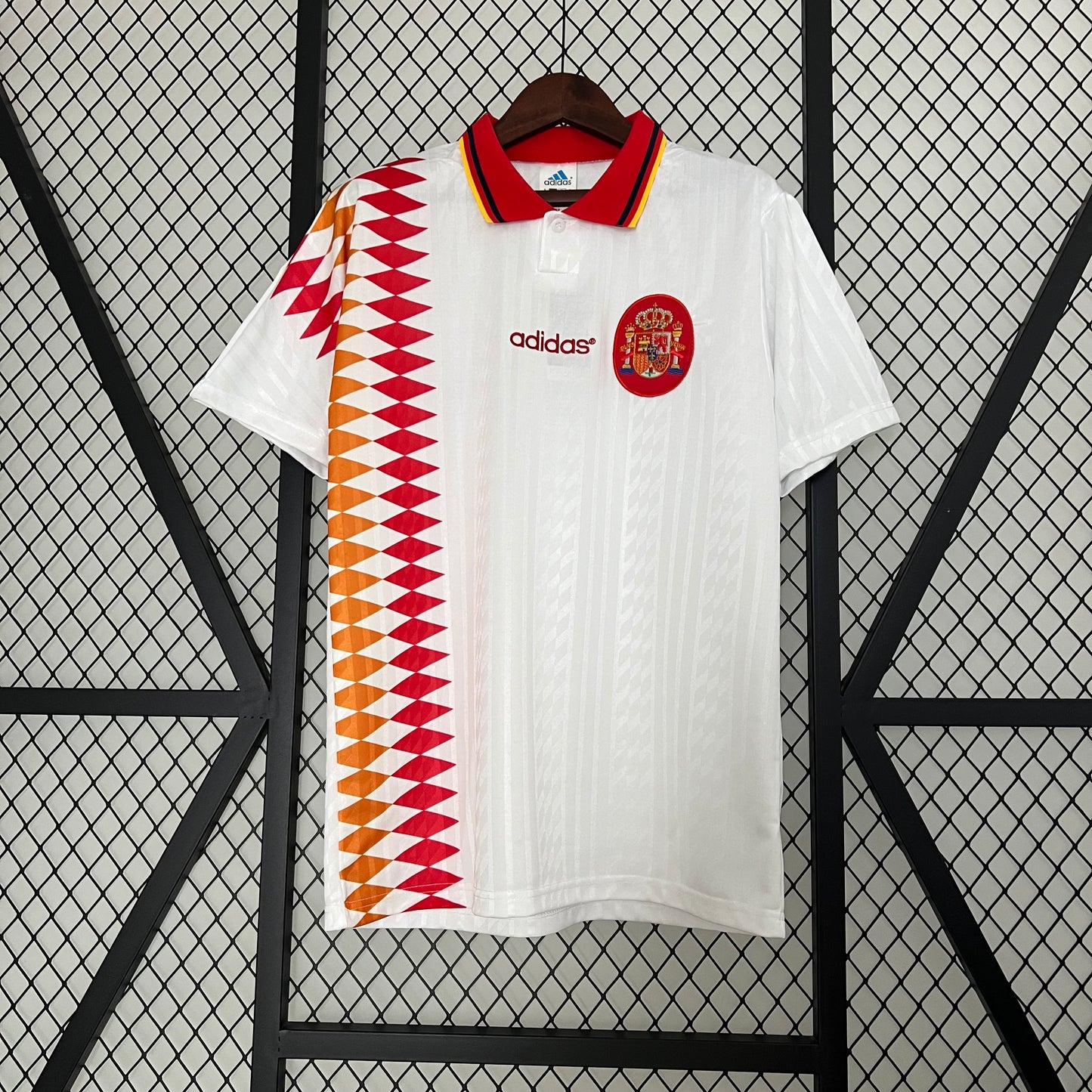 1994 Spain away white retro jersey