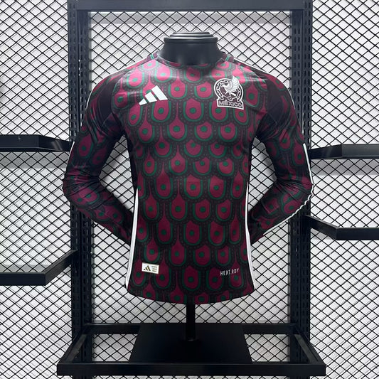 2024 Mexico home player version long sleeve jersey