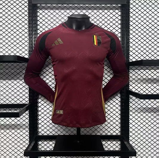 24-25 Belgium home long sleeve player version jersey