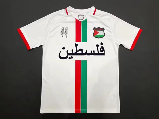 24-25 Palestine white soccer jersey