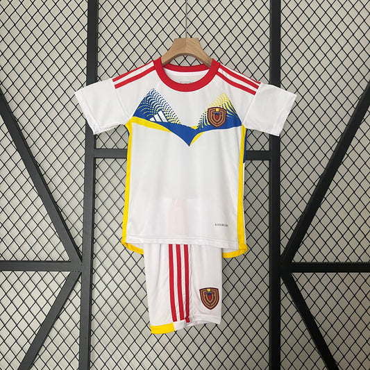 24-25 Venezuela away white kid kit