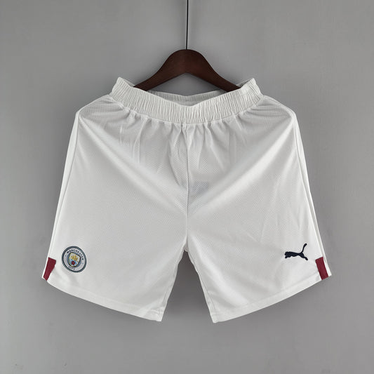 22/23 Manchester City Shorts White