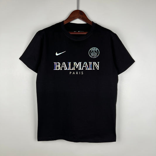 23/24 PSG Cotton T-Shirt Black