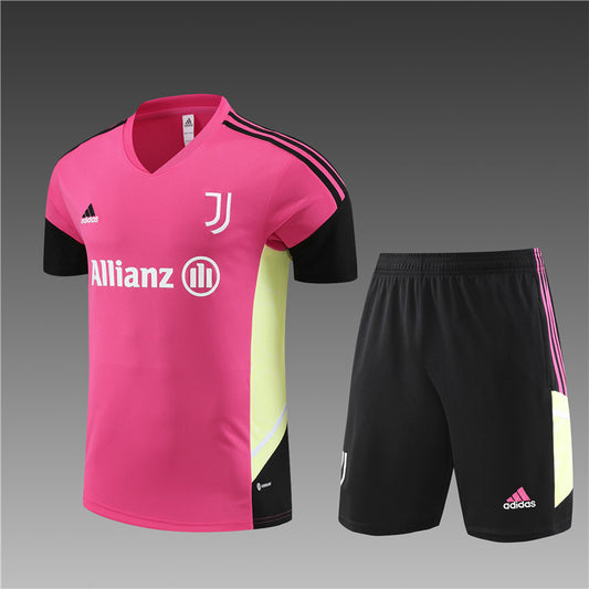 2223 short sleeve Juventus rose red