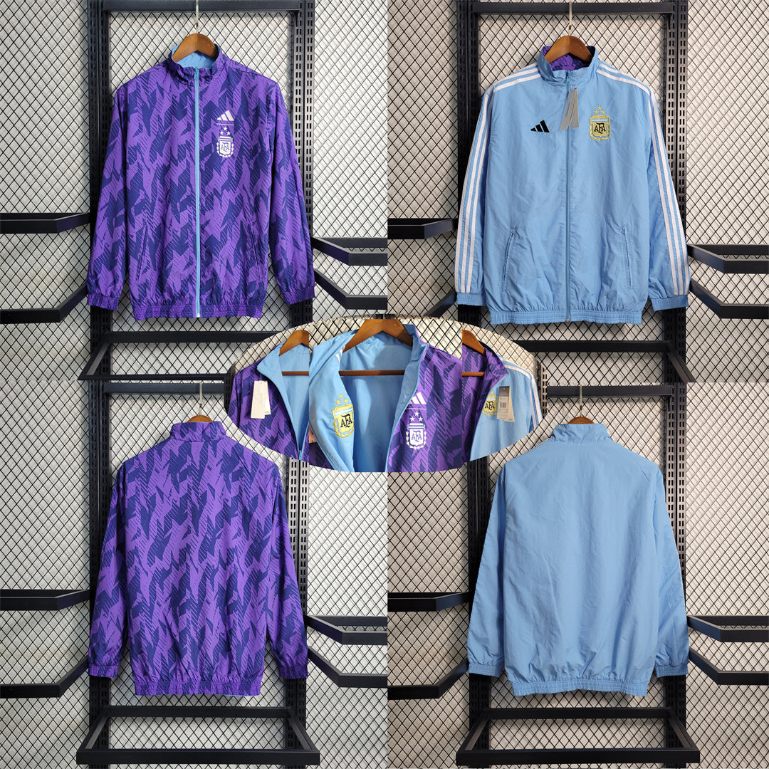 2023 Double-sided Windbreaker Argentina 3-star