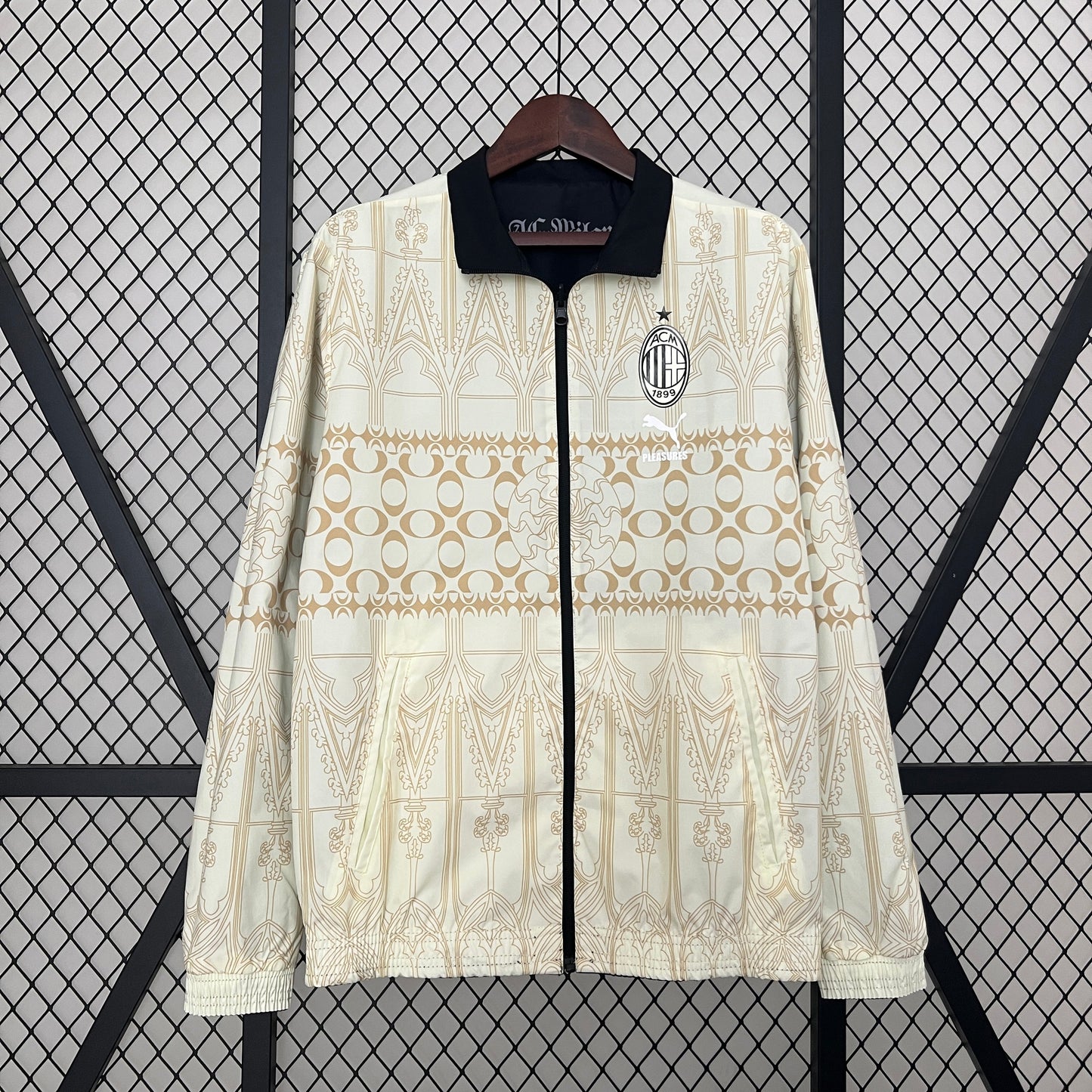 Ac Milan X Pleasures Reversible Coat