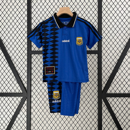 1994 Argentina away retro kid kit