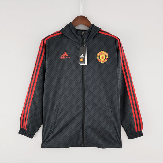 2022 M-U Windbreaker Black Red Edge