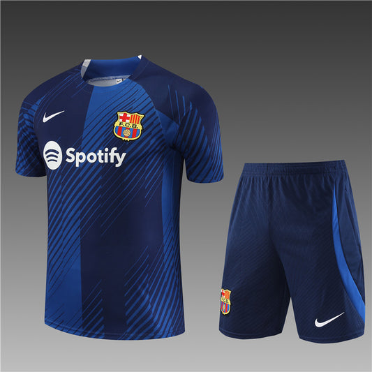 2324 short-sleeved Barcelona blue