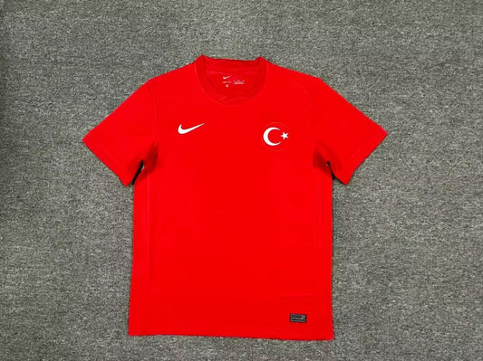 2024 Turkey away white soccer jersey