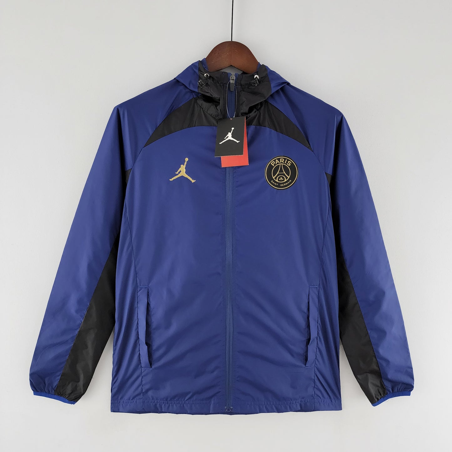 2022 PSG Windbreaker Jordan Logo Blue & Black