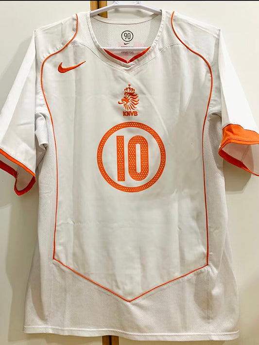 2004 Netherlands away retro jersey