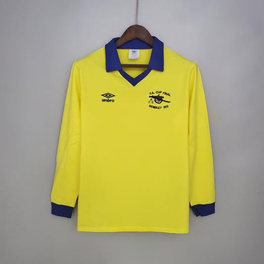 Retro long sleeve Arsenal 71/79 away yellow