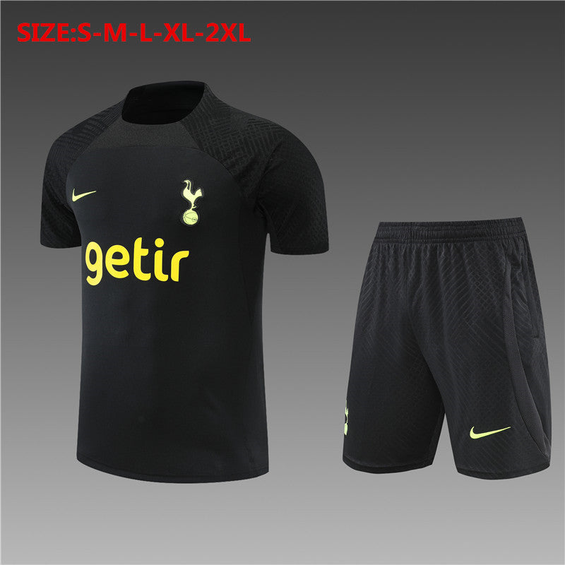 2223 Short Sleeve Tottenham Black