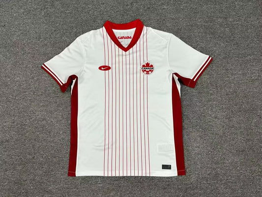 2024 Canada away white soccer jersey