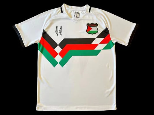 Palestine white retro version jersey