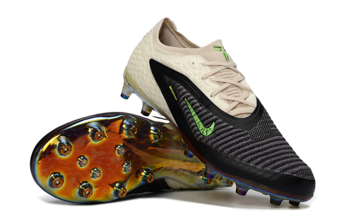 Nike Low-Top Black Mamba Edition Phantom GX III Double-Layer Waterproof Fish Silk Full Knit AG Elite