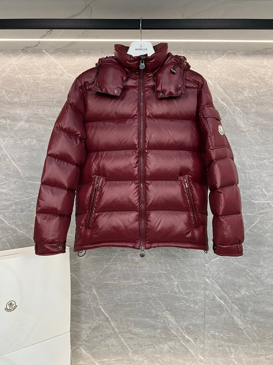 Moncler Maire Hooded Short Down Jacket