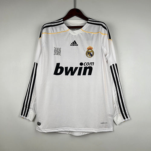 Retro Real Madrid 09/10 Long Sleeve Home