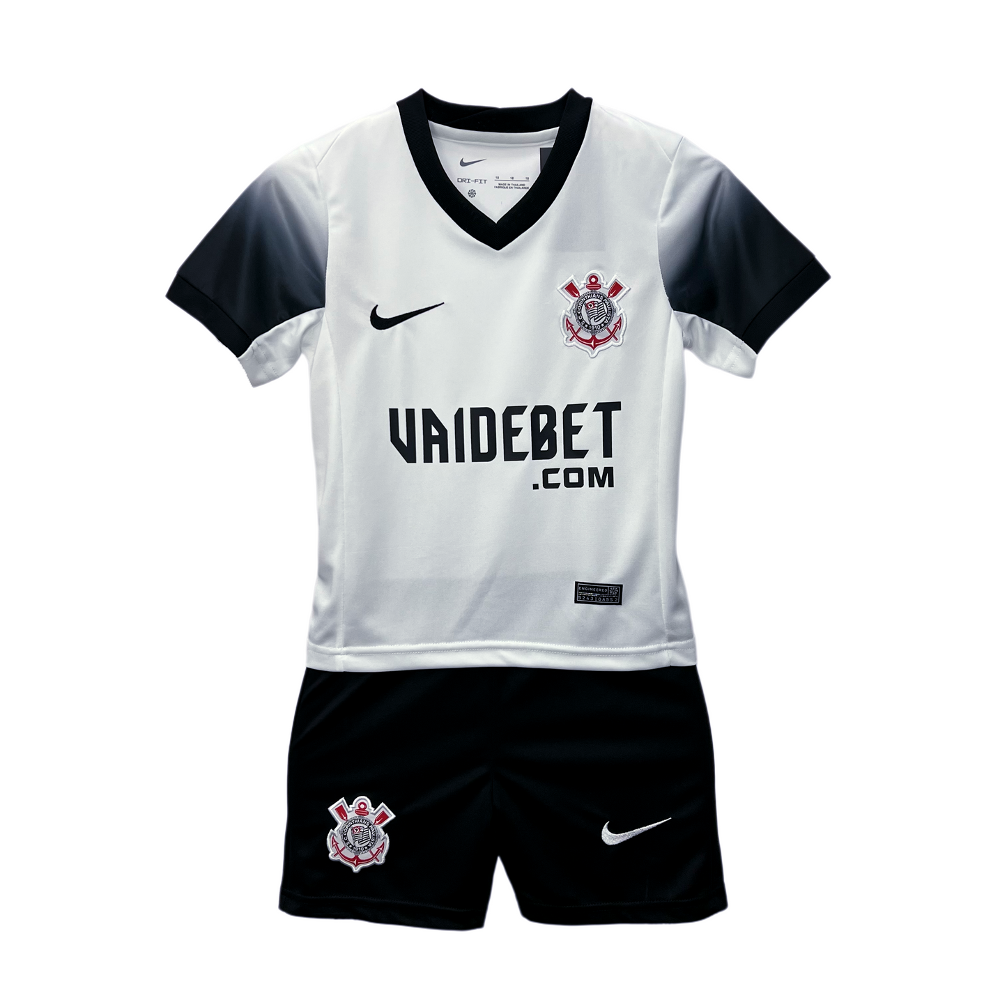 24-25 Corinthians home white kid kit