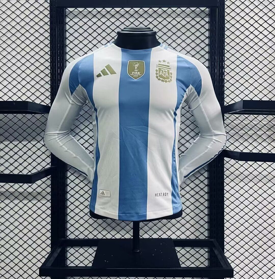 2024 Argentina home long sleeve player version jersey