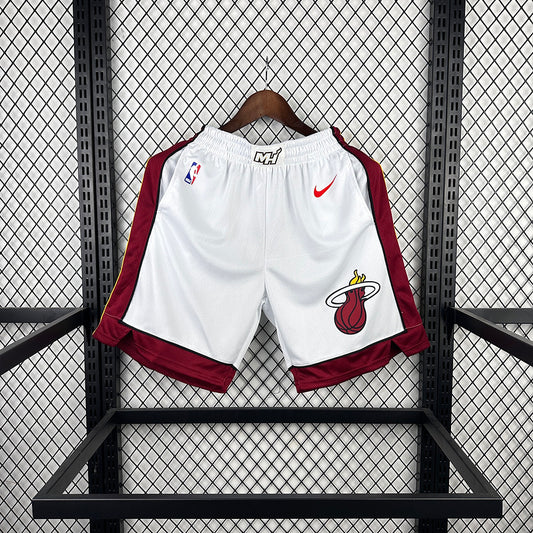 Miami Heat home white shorts