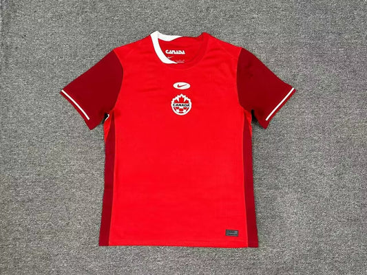 2024 Canada home red soccer jersey