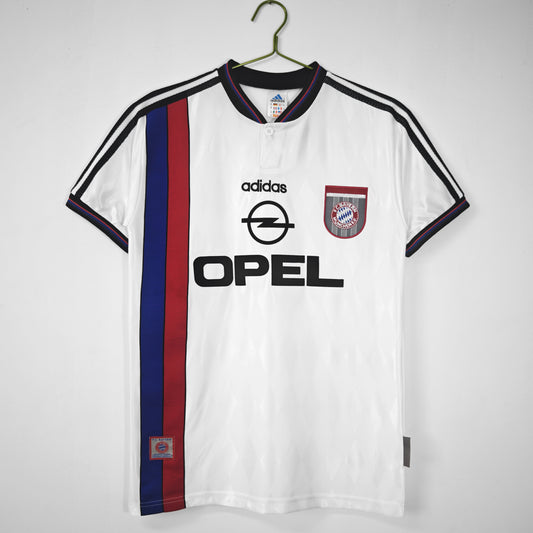 96-98 Bayern away white retro jersey