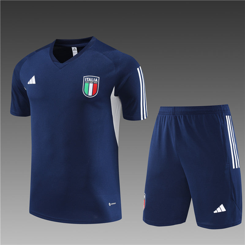 2324 short sleeve Italian royal blue