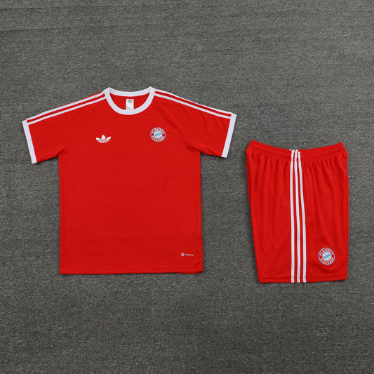 24-25 Bayern red cotton training suit