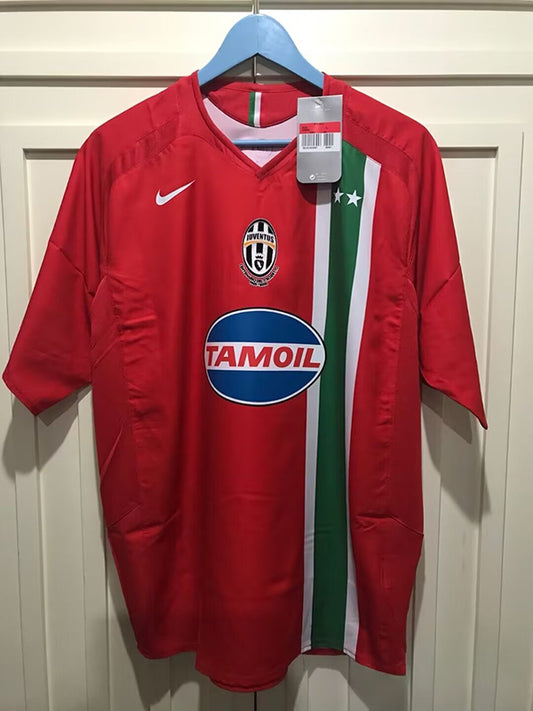 05-06 JUV away red retro jersey