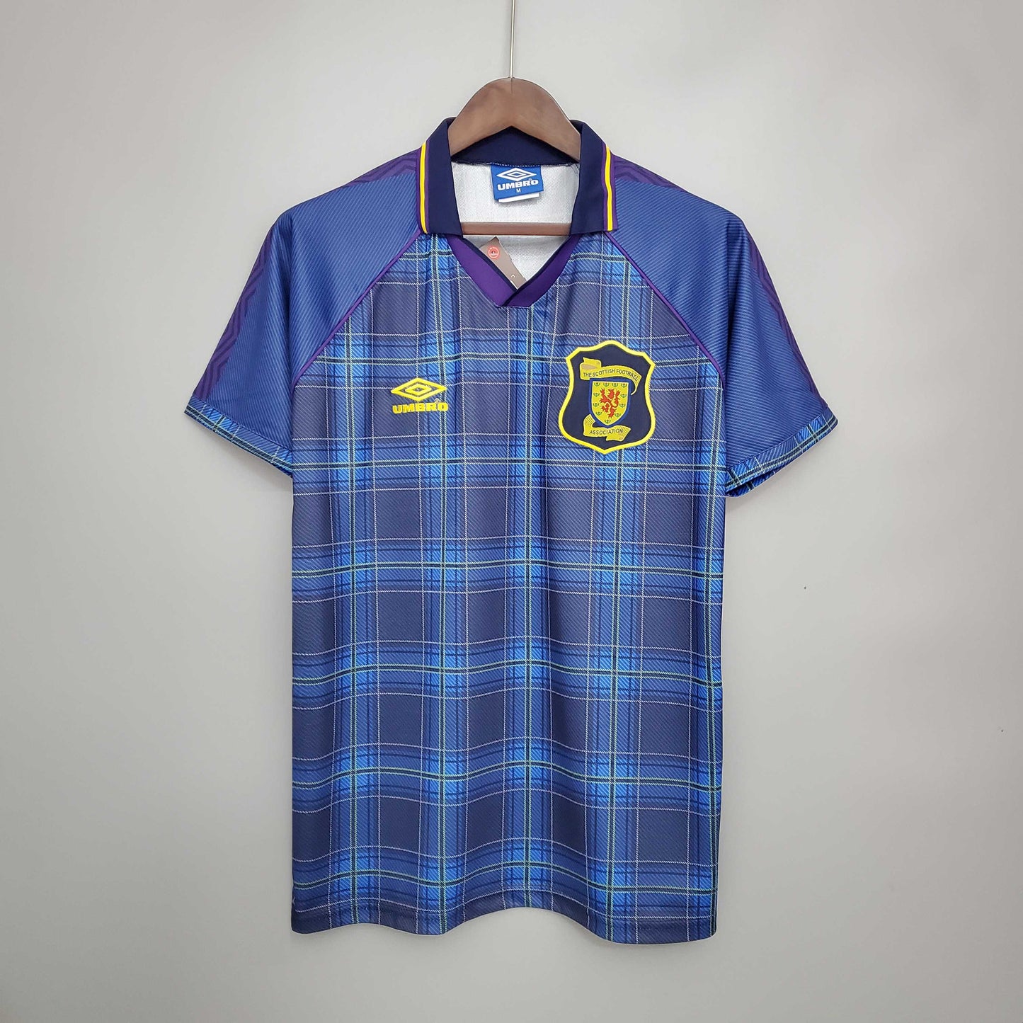 1994/96 Scotland home soccer jersey