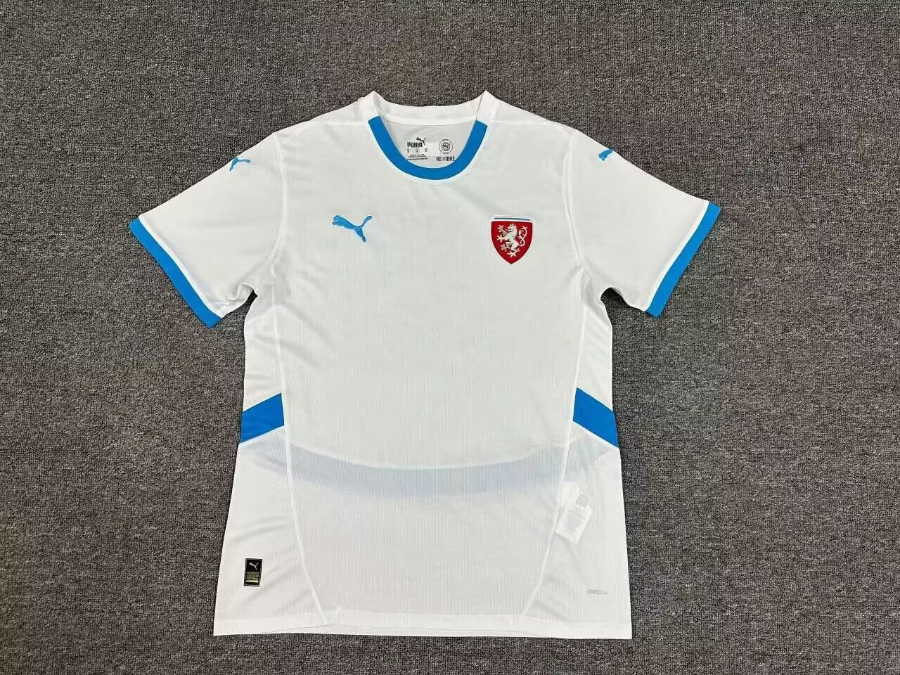 24-25 czech away white soccer jersey