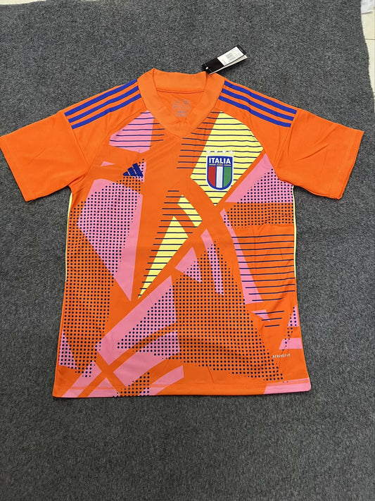 24-25 Italy Orange goalkeeper jersey