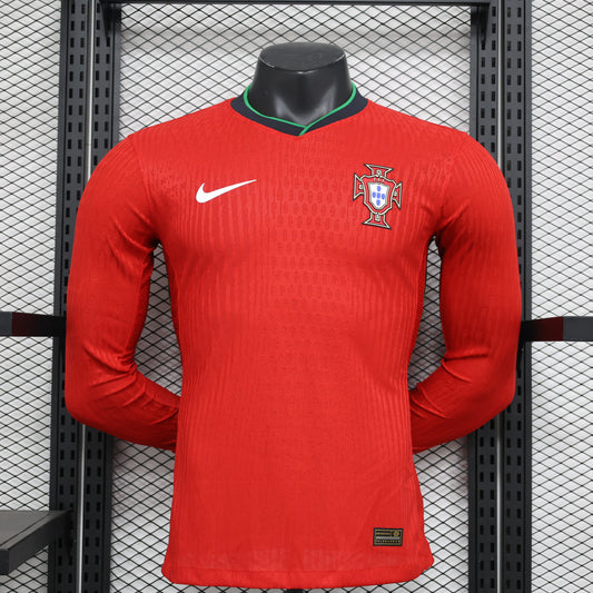 2024 Portugal home long sleeve player version jersey